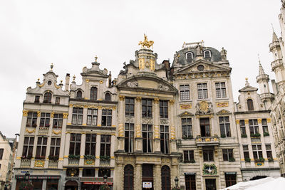 Low angle view of historical building against sky