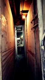 Narrow alley in alley