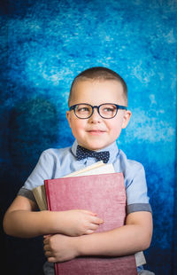 Portrait of boy smiling