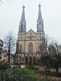 Low angle view of church