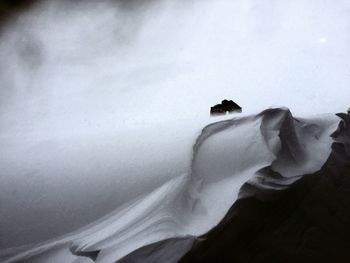 Close-up of snow on land