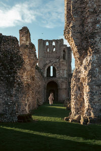Old ruins against sky
