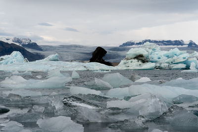 Jökulsárlón glacier lake in iceland