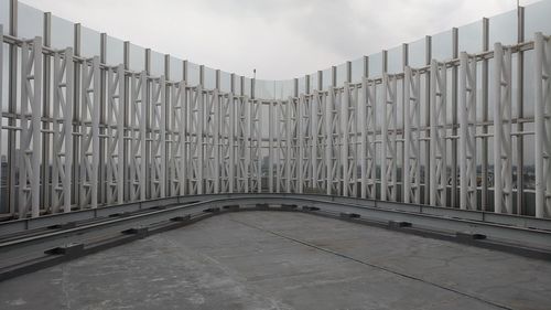 View of building against cloudy sky