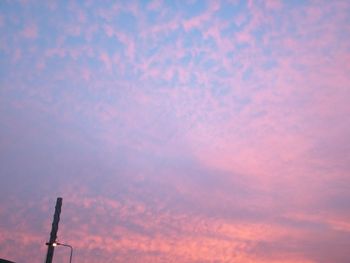 Low angle view of dramatic sky