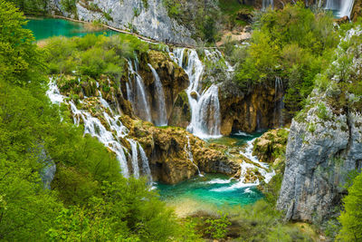 Waterfall in forest