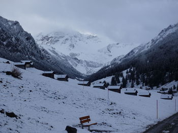 Old mountain huts