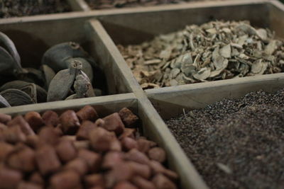 Close-up of food for sale in market