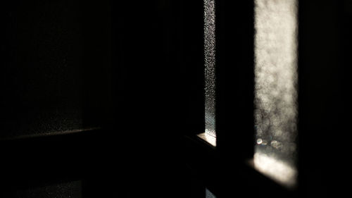 Close-up of shadow on floor