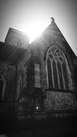 Low angle view of church against sky