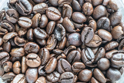 Full frame shot of coffee beans