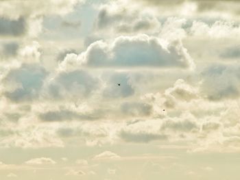 Aerial view of clouds in sky