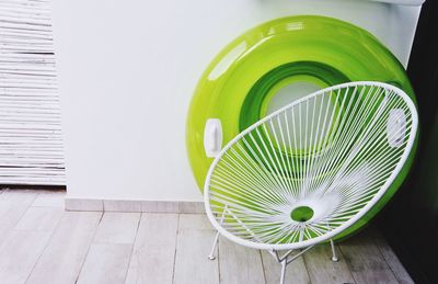 Close-up view of electric fan