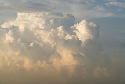 Low angle view of clouds in sky