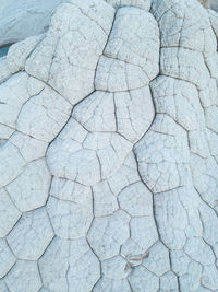 Full frame shot of cracked field