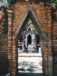 Entrance of historic building