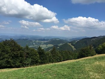 Scenic view of landscape against sky