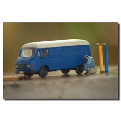 Close-up of vintage car