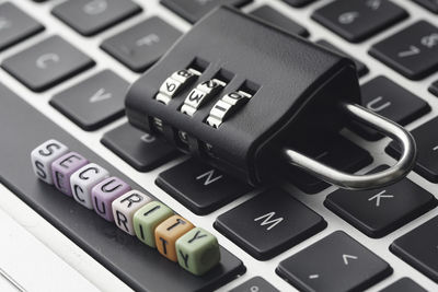 Close-up of computer keyboard