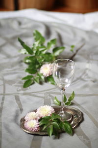 Close-up of drink on table