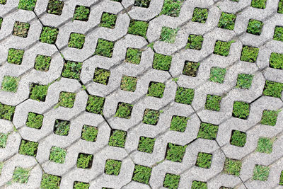 Full frame shot of cobblestone street