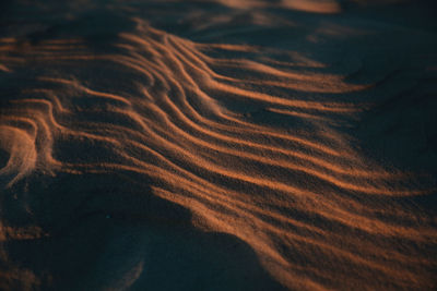 Full frame shot of sand at home