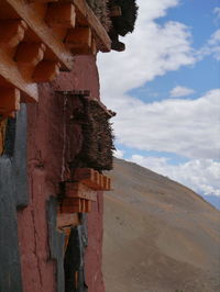 Built structures against the sky