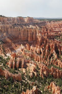 View of rock formation