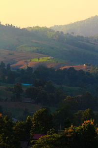 Scenic view of mountains