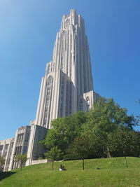 Low angle view of modern building