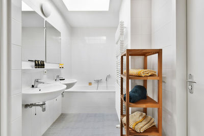 Interior of bathroom