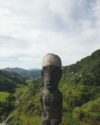 Statue in a mountain