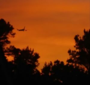 Scenic view of sky at sunset