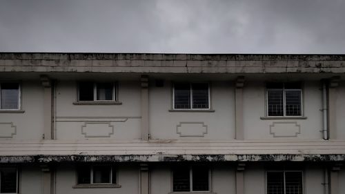 Low angle view of building against sky