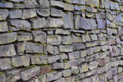 Full frame shot of stone wall