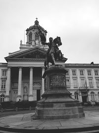 Low angle view of historical building