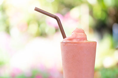 Close-up of ice cream