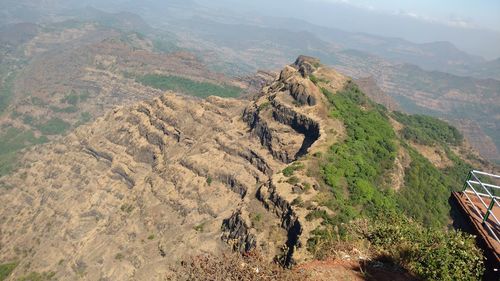 Scenic view of mountains