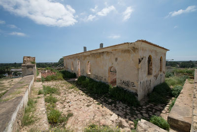 Old ruins against sky