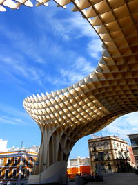 Modern architecture wooden structure la setas de sevilla in plaza encarnacion seville spain