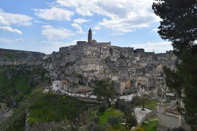 Buildings in a city