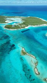 Aerial view of seascape