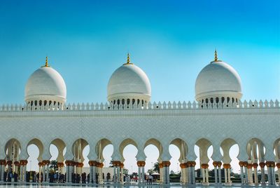 Low angle view of mosque