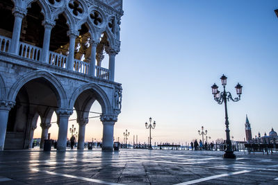 Low angle view of doges palace - venice against sky