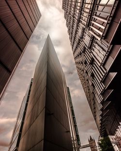 Low angle view of modern office building