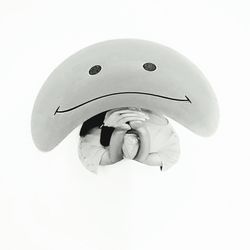 Electric lamp against white background