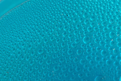 Full frame shot of bubbles in water