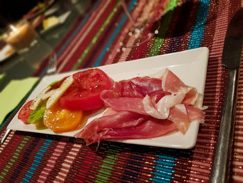 Close-up of food in plate