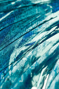 Full frame shot of wet feather