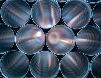 Full frame shot of pipes